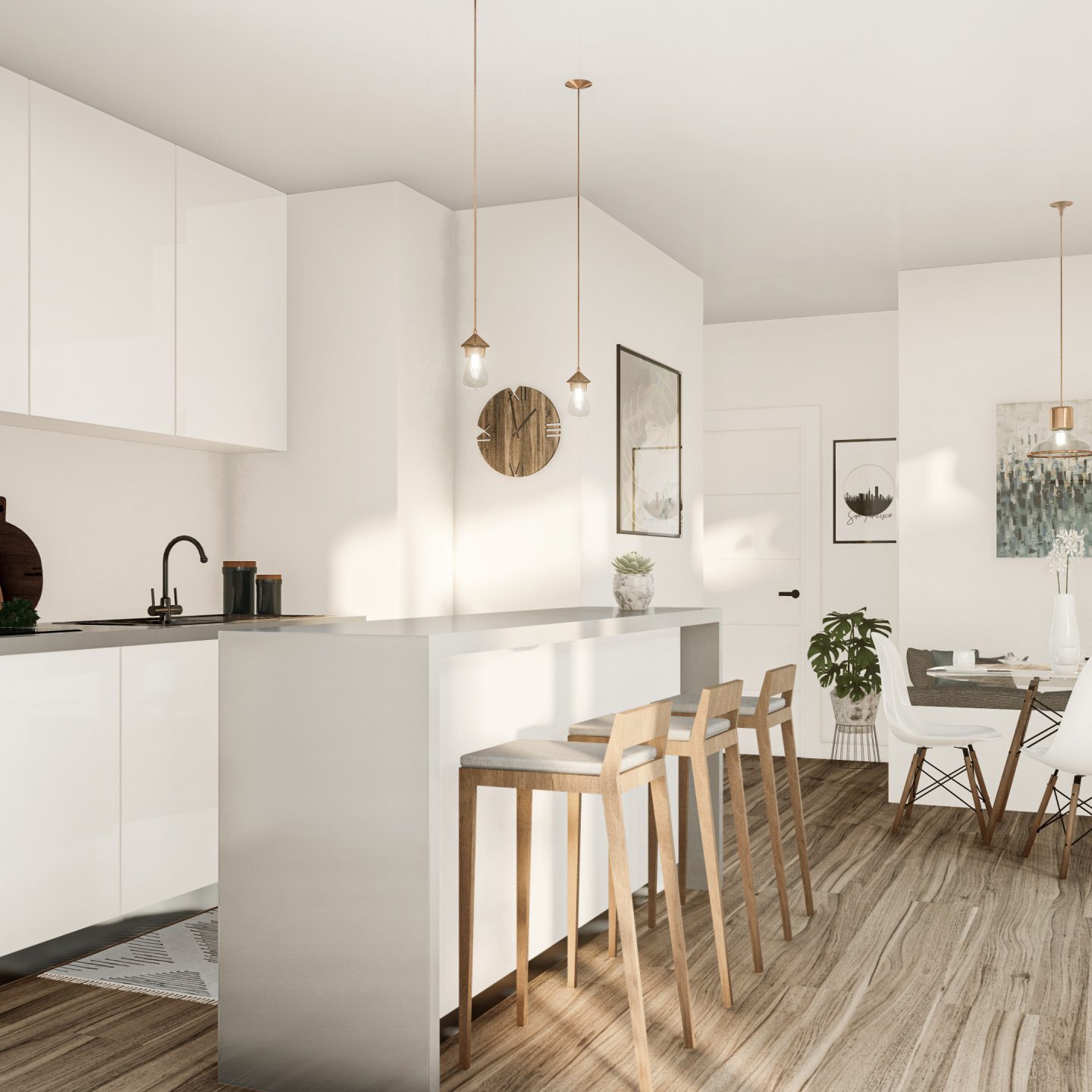 Logement 65 – Sejour-Cuisine V5
